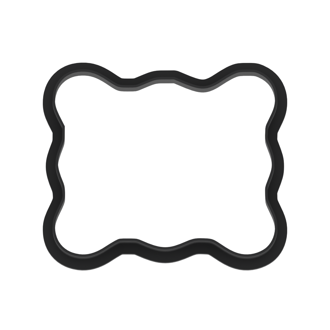 Picture Frame Cookie Cutter with Easy Push Design — photo 5