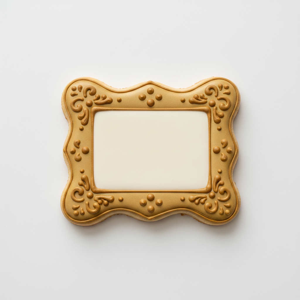 Picture Frame Cookie Cutter with Easy Push Design — photo 2