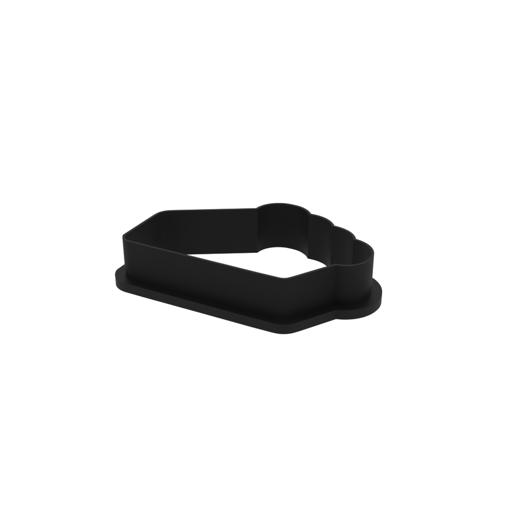 Pie Slice Cookie Cutter with Easy Push Design — photo 4