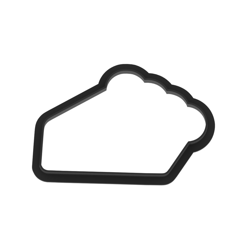 Pie Slice Cookie Cutter with Easy Push Design — photo 5