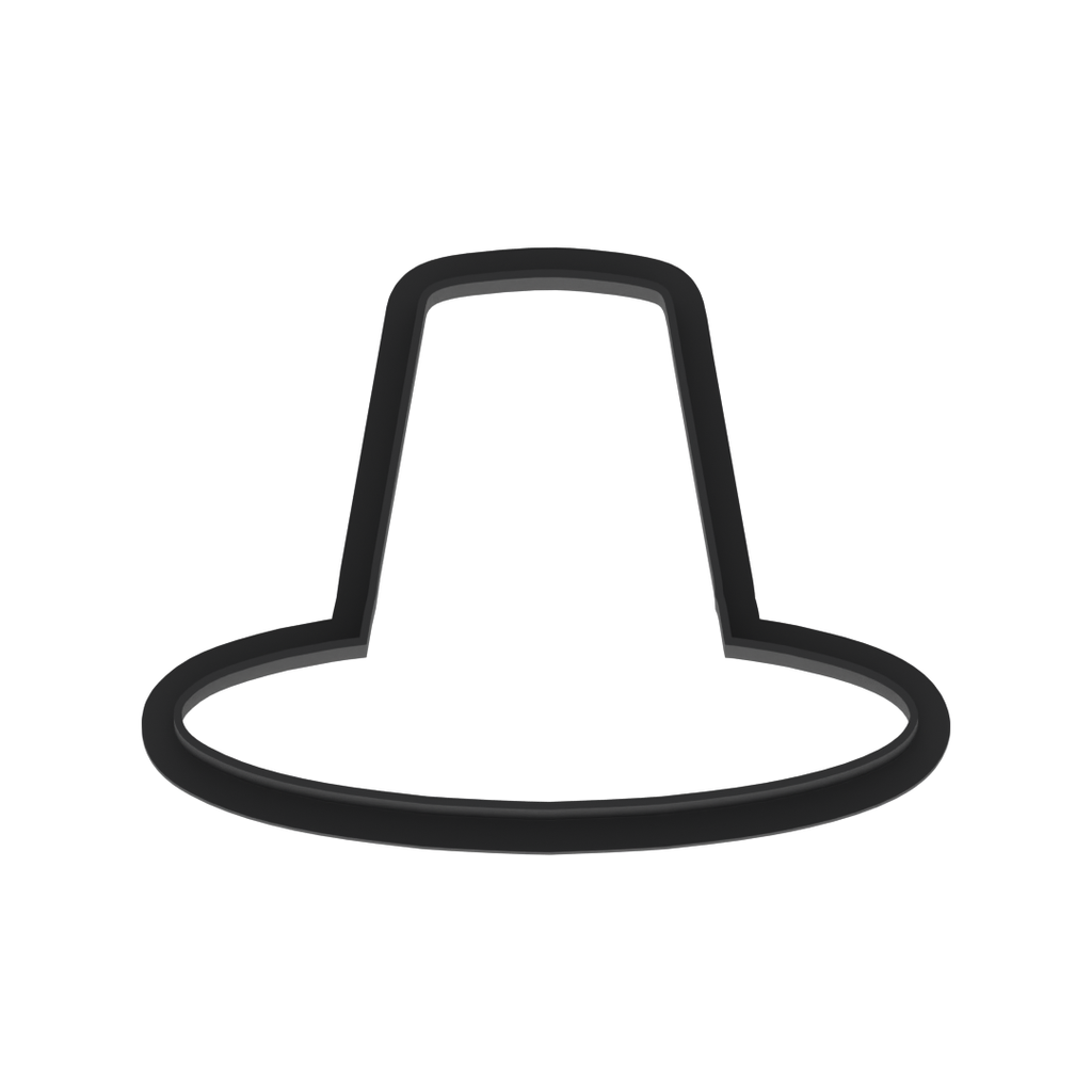 Pilgrim Hat Cookie Cutter with Easy Push Design — photo 5