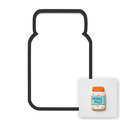 Pill Bottle Cookie Cutter with Easy Push Design — main photo