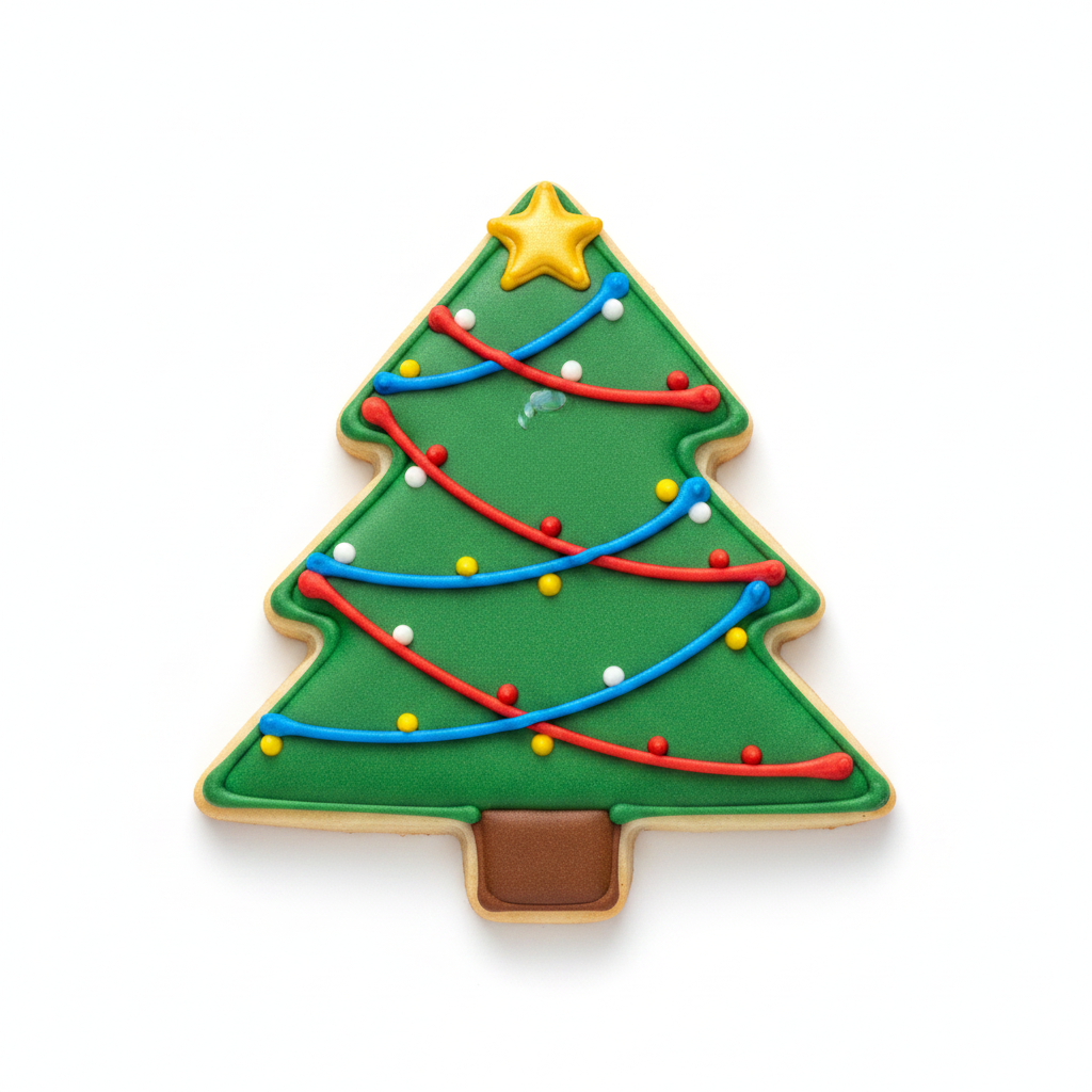 Pine Christmas Tree Cookie Cutter with Easy Push Design — photo 2