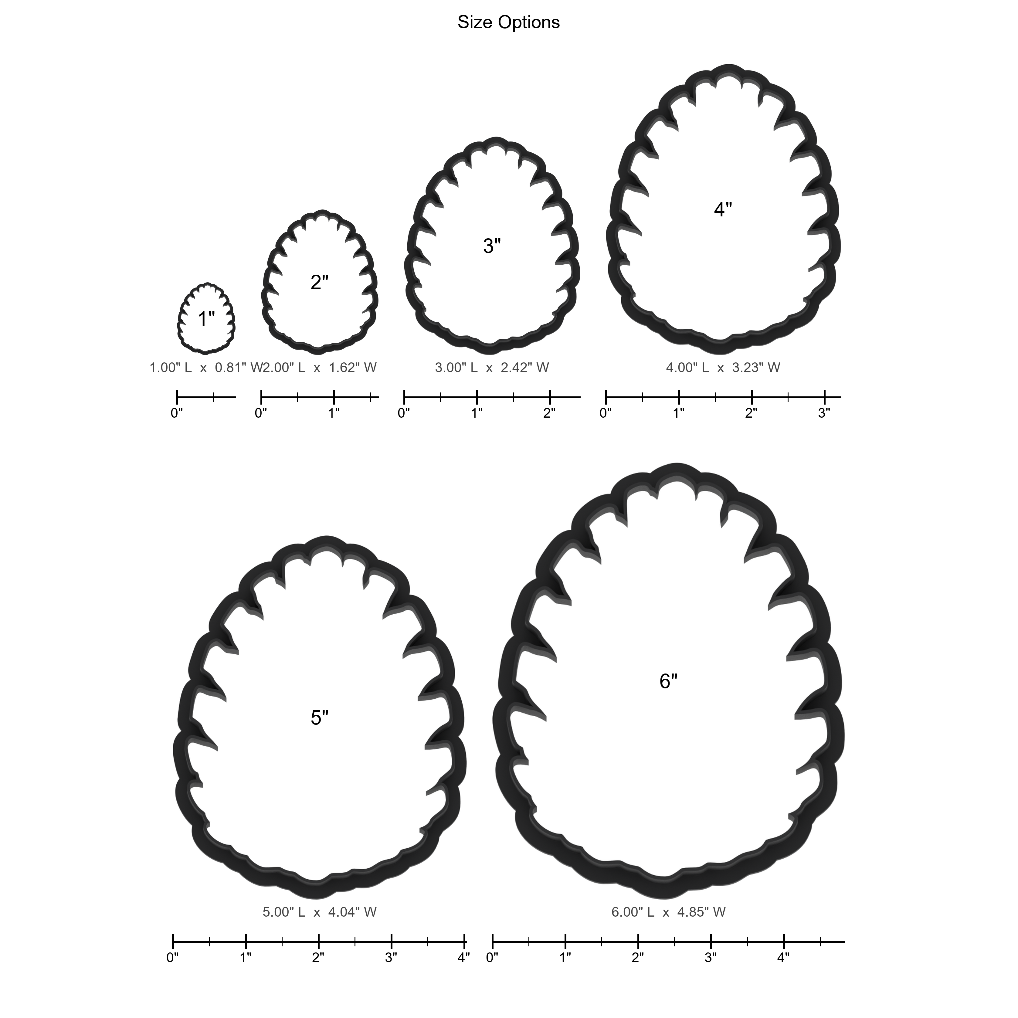 Pinecone Cookie Cutter with Easy Push Design — photo 5