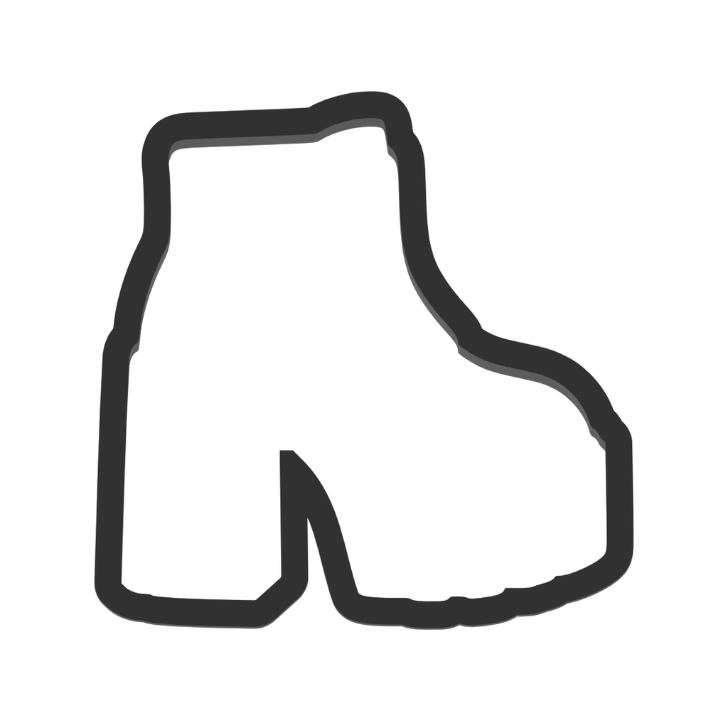 Platform Shoe Cookie Cutter with Easy Push Design — photo 3
