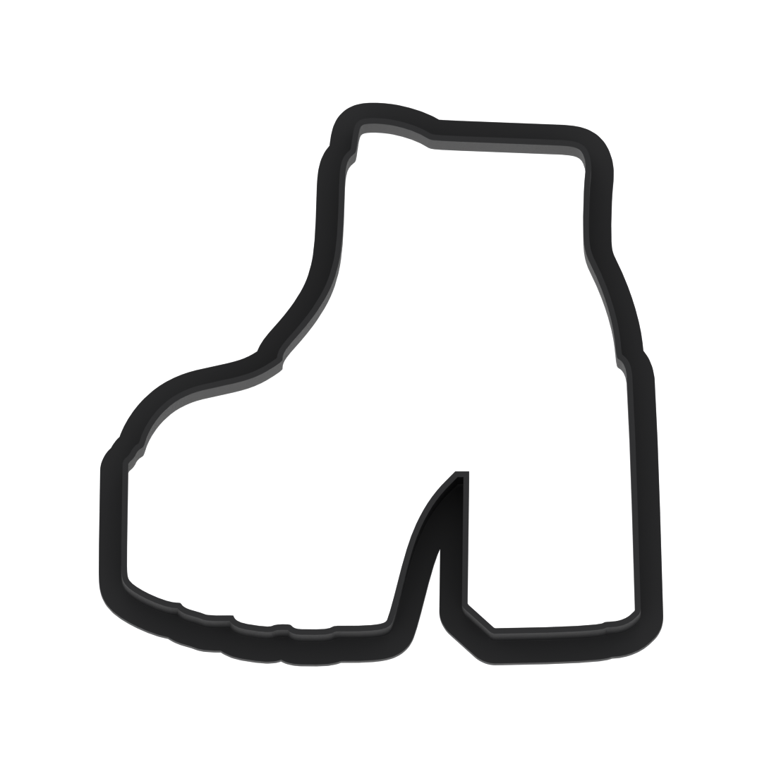 Platform Shoe Cookie Cutter with Easy Push Design — photo 5
