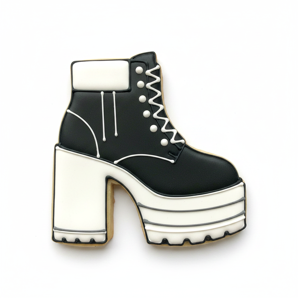 Platform Shoe Cookie Cutter with Easy Push Design — photo 2
