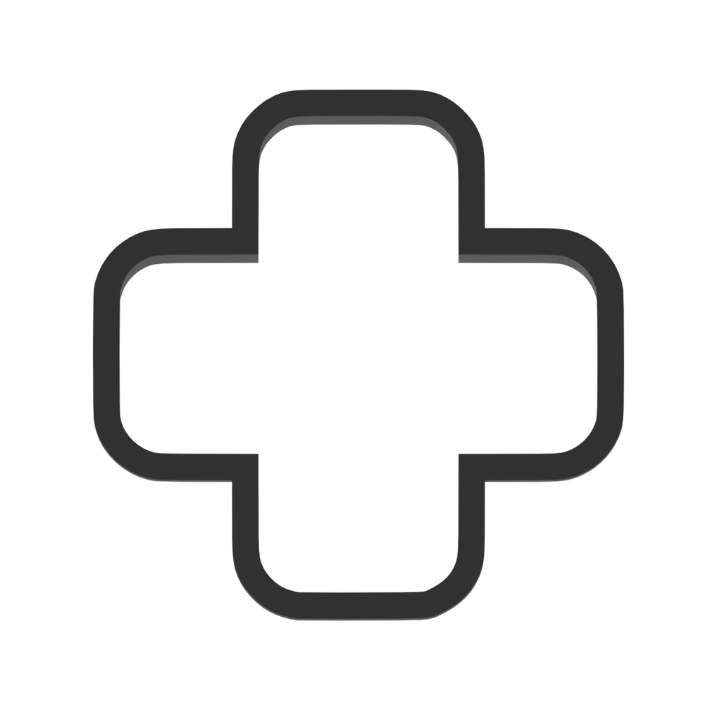 Plus Sign Cookie Cutter with Easy Push Design — photo 3