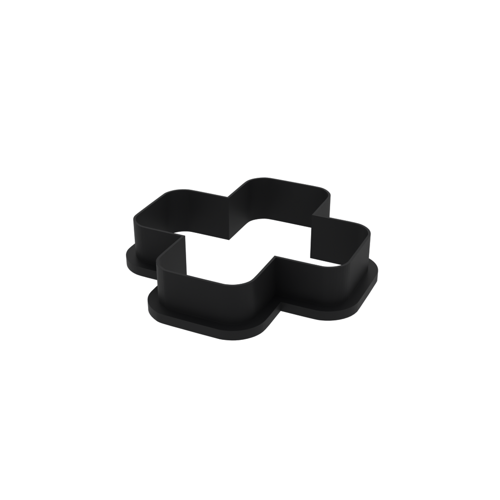 Plus Sign Cookie Cutter with Easy Push Design — photo 4