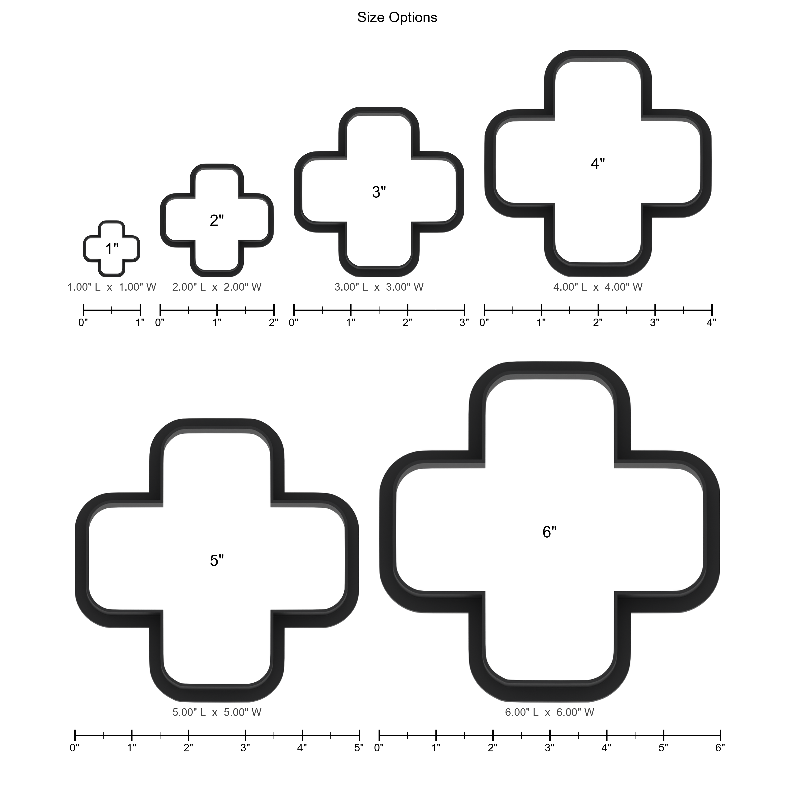 Plus Sign Cookie Cutter with Easy Push Design — photo 5