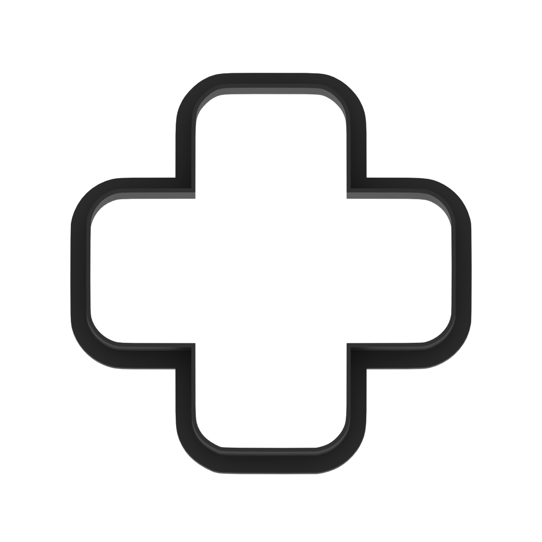 Plus Sign Cookie Cutter with Easy Push Design — photo 6
