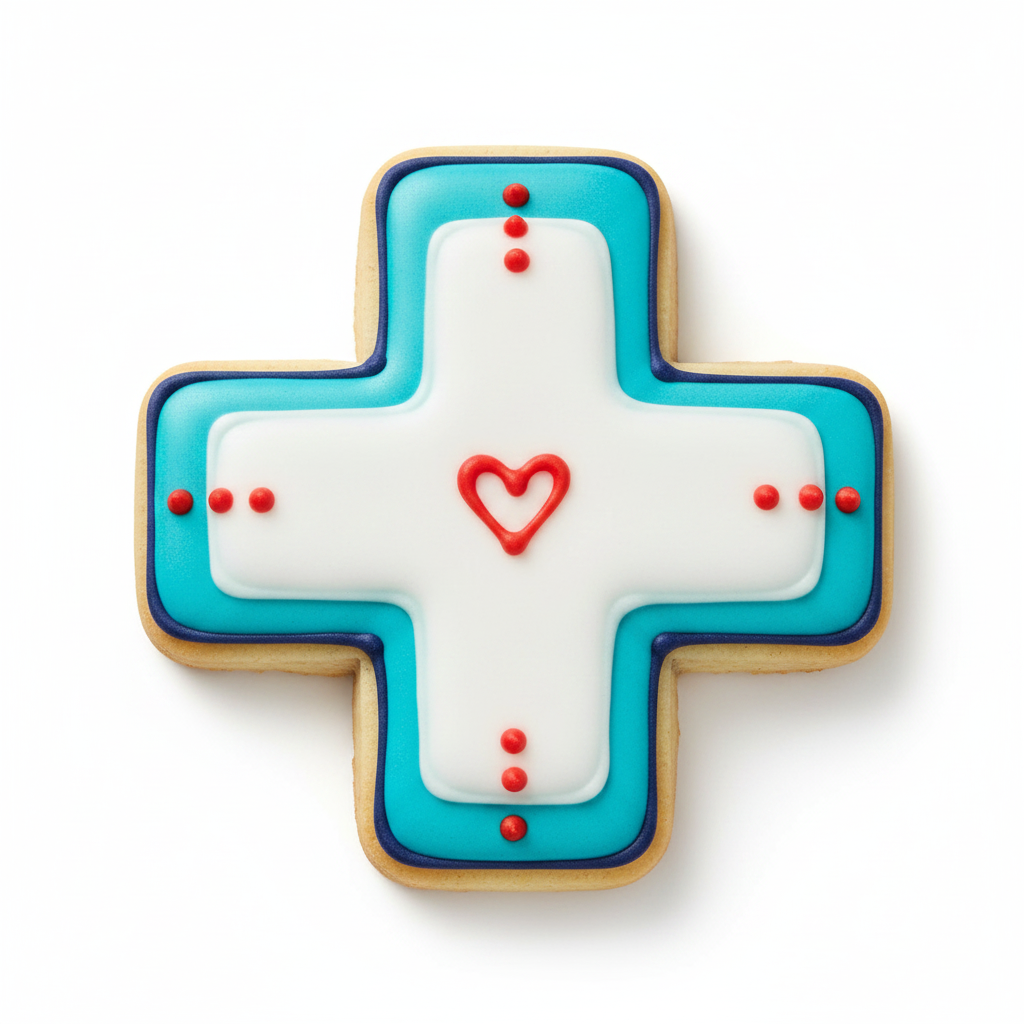 Plus Sign Cookie Cutter with Easy Push Design — photo 2