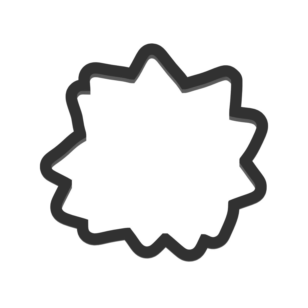 Poinsettia Flower Cookie Cutter with Easy Push Design — photo 3