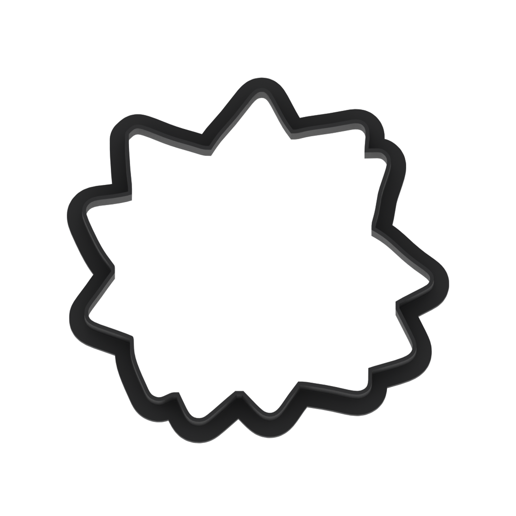 Poinsettia Flower Cookie Cutter with Easy Push Design — photo 5