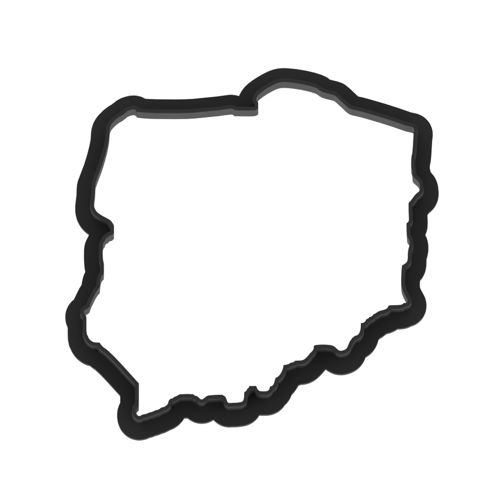 Poland Cookie Cutter with Easy Push Design — photo 5