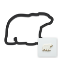 Polar Bear Cookie Cutter with Easy Push Design — main photo