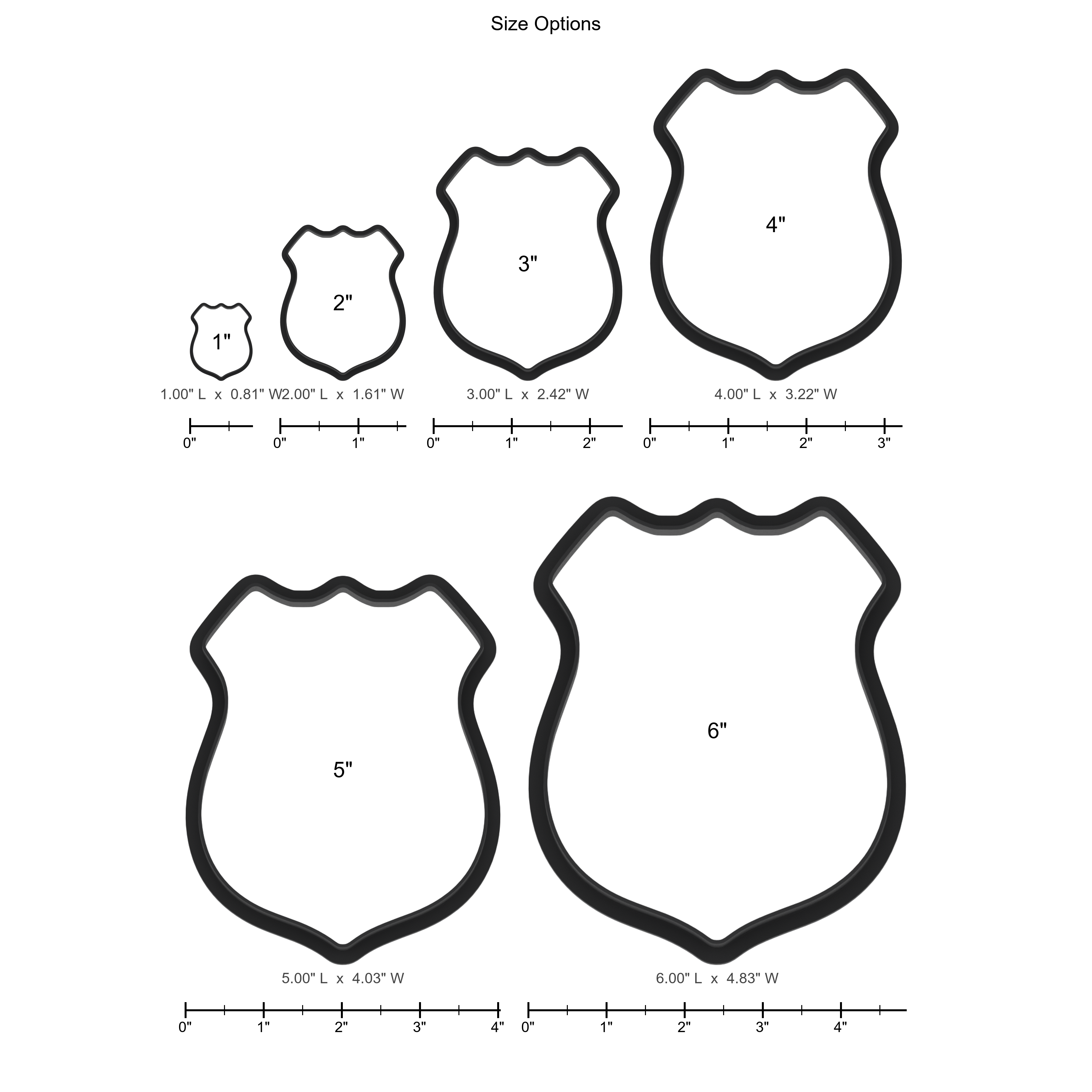 Police Badge Cookie Cutter with Easy Push Design — photo 5
