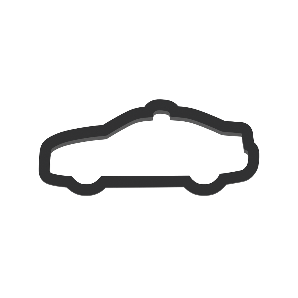 Police Car Cookie Cutter with Easy Push Design — photo 3