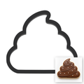 Poop Cookie Cutter with Easy Push Design — main photo