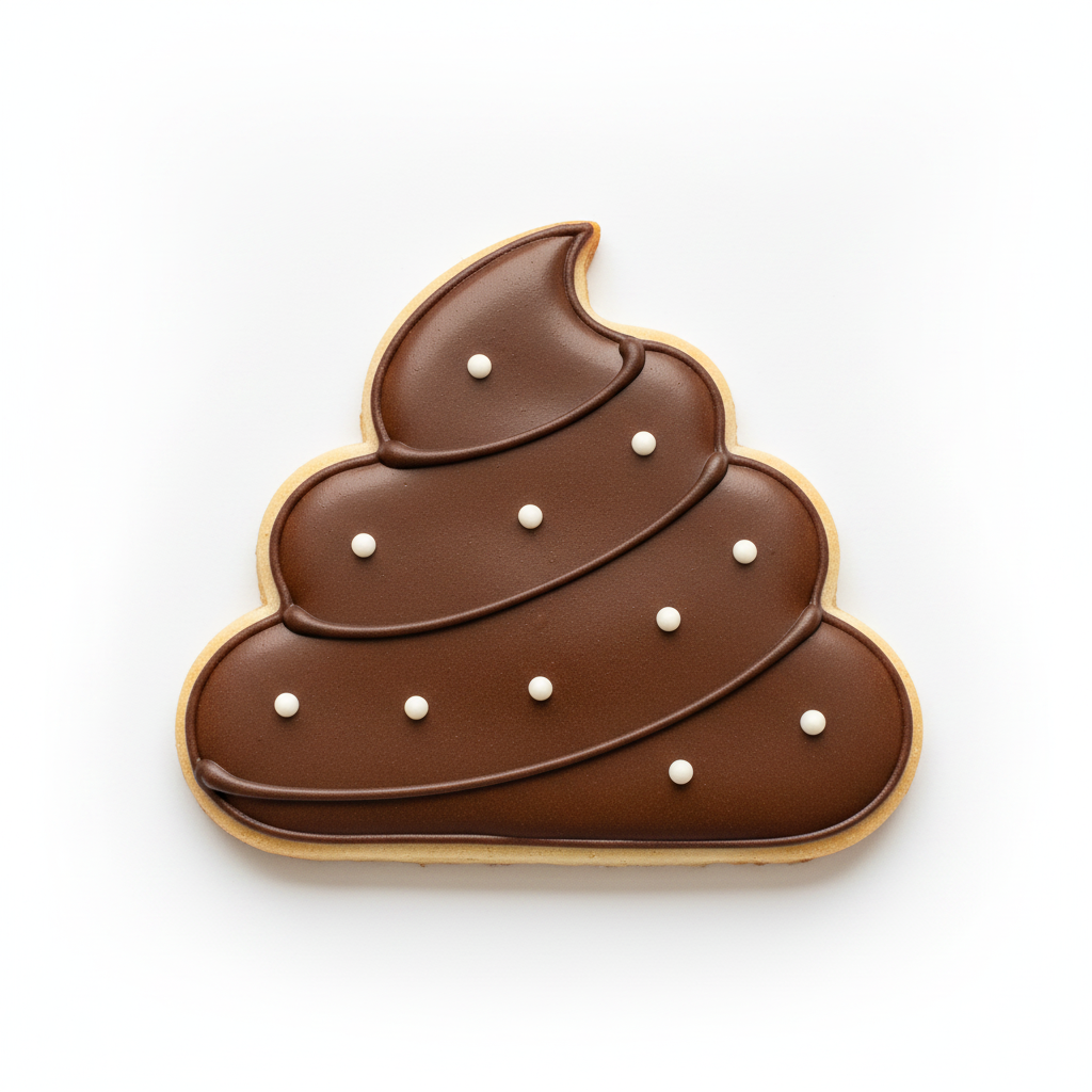 Poop Cookie Cutter with Easy Push Design — photo 2