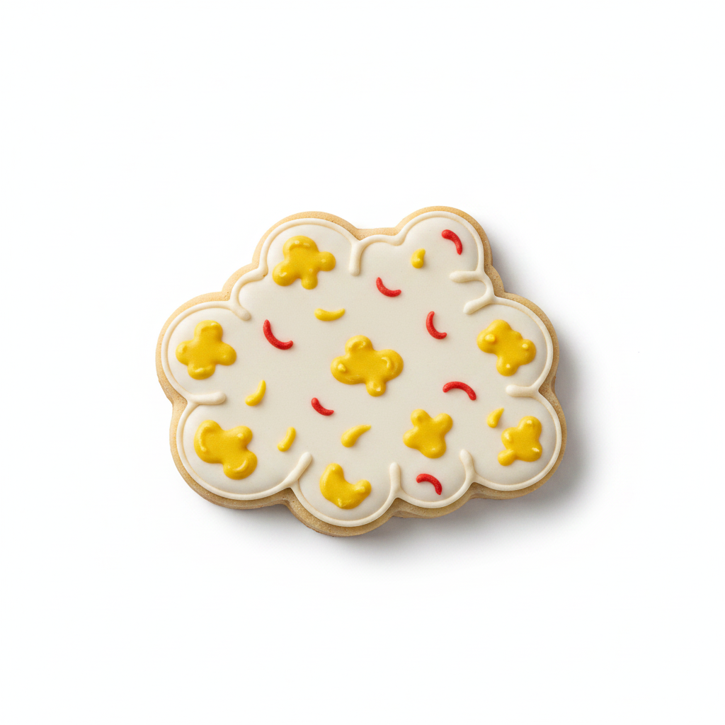 Popcorn Cookie Cutter with Easy Push Design — photo 2