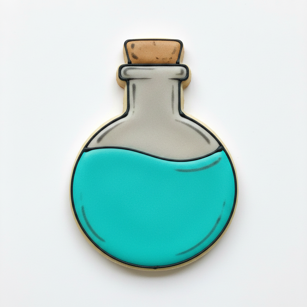 Potion Jar Cookie Cutter with Easy Push Design — photo 2