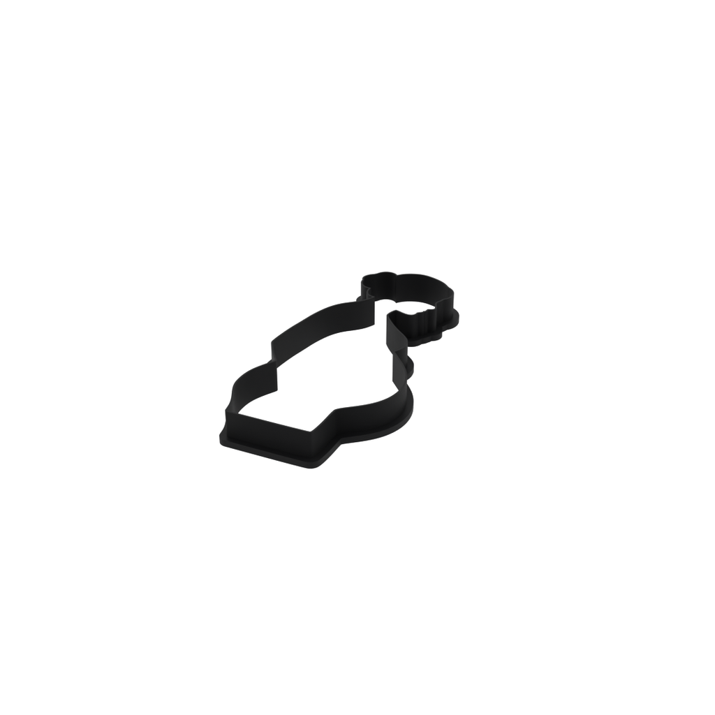 Pregnant Woman Cookie Cutter with Easy Push Design — photo 4