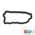 Puerto Rico Cookie Cutter with Easy Push Design — main photo