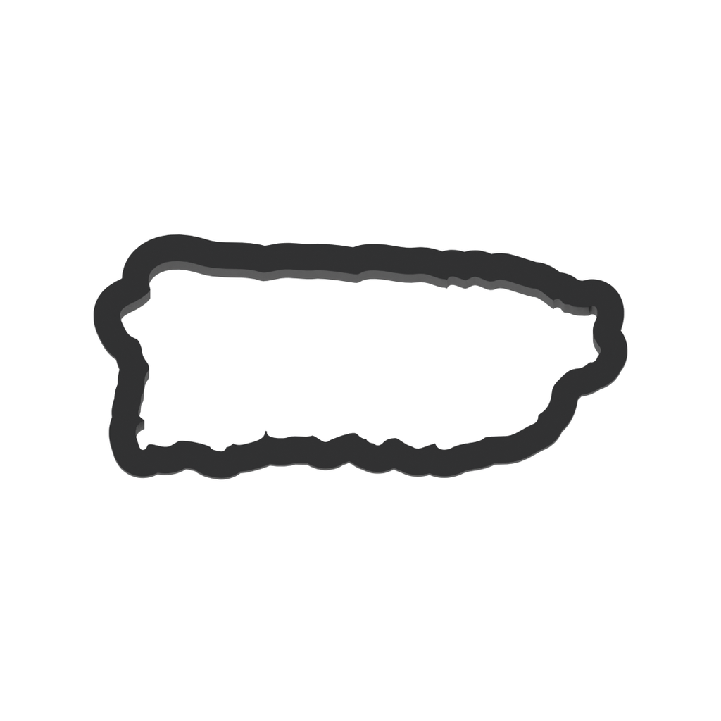 Puerto Rico Cookie Cutter with Easy Push Design — photo 3