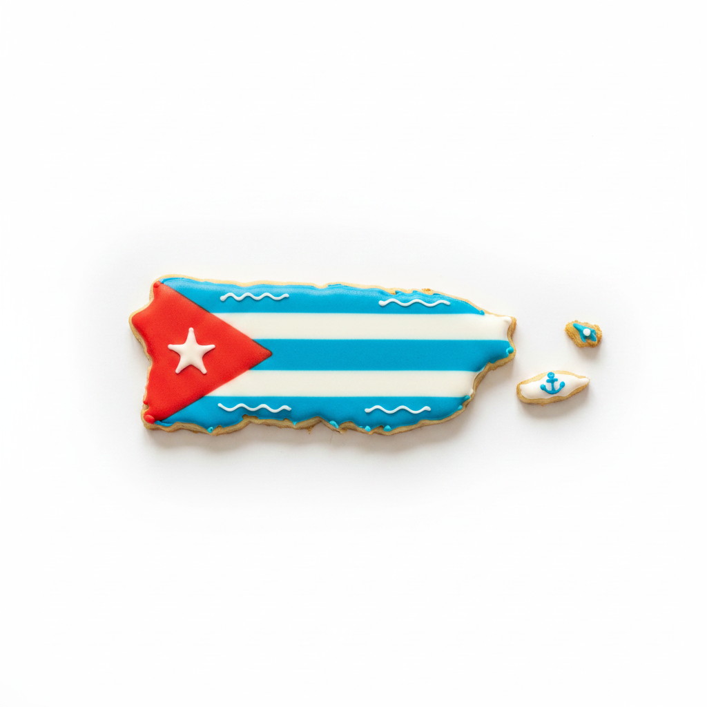 Puerto Rico Cookie Cutter with Easy Push Design — photo 2