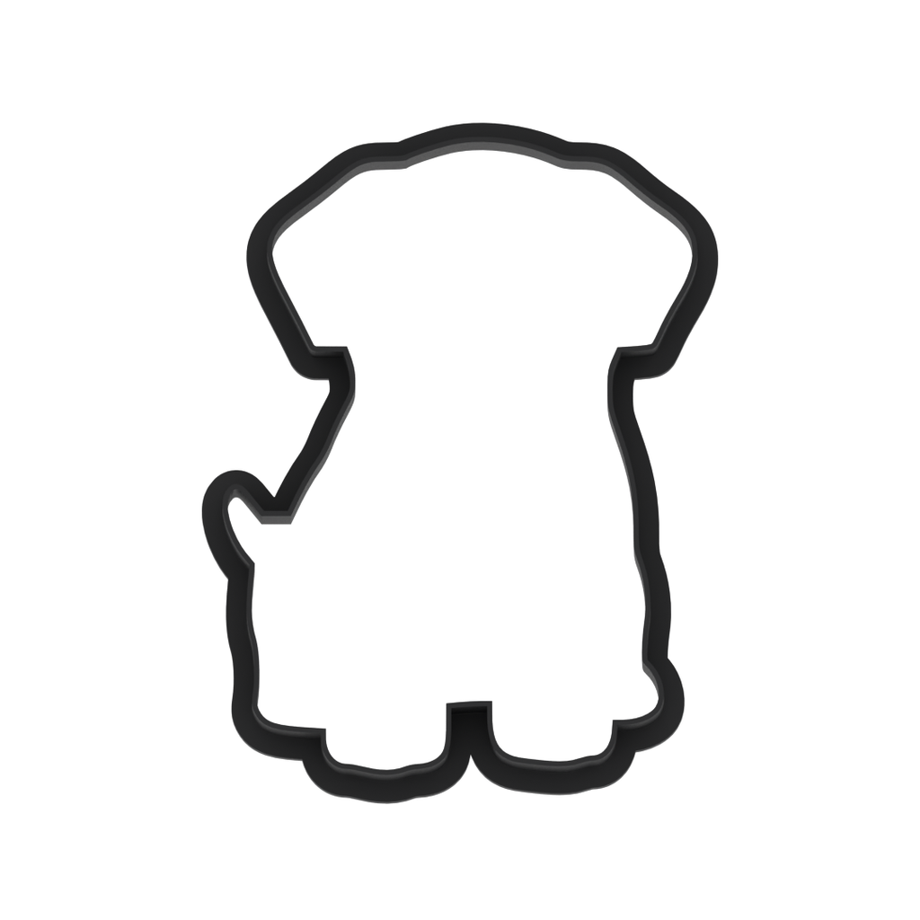 Puppy Dog Cookie Cutter with Easy Push Design — photo 5