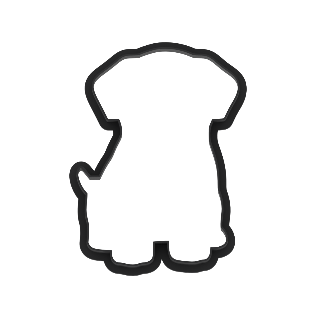 Puppy Dog Cookie Cutter with Easy Push Design — photo 5