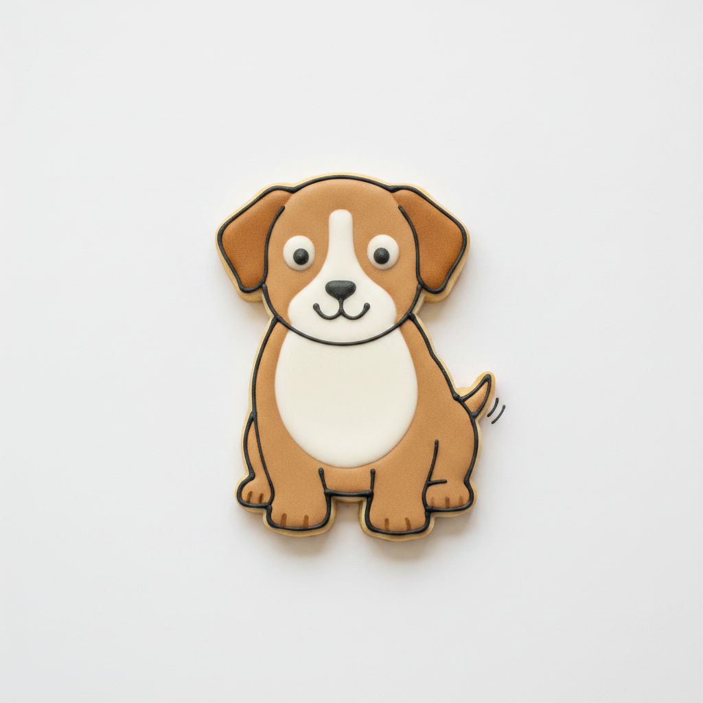 Puppy Dog Cookie Cutter with Easy Push Design — photo 2
