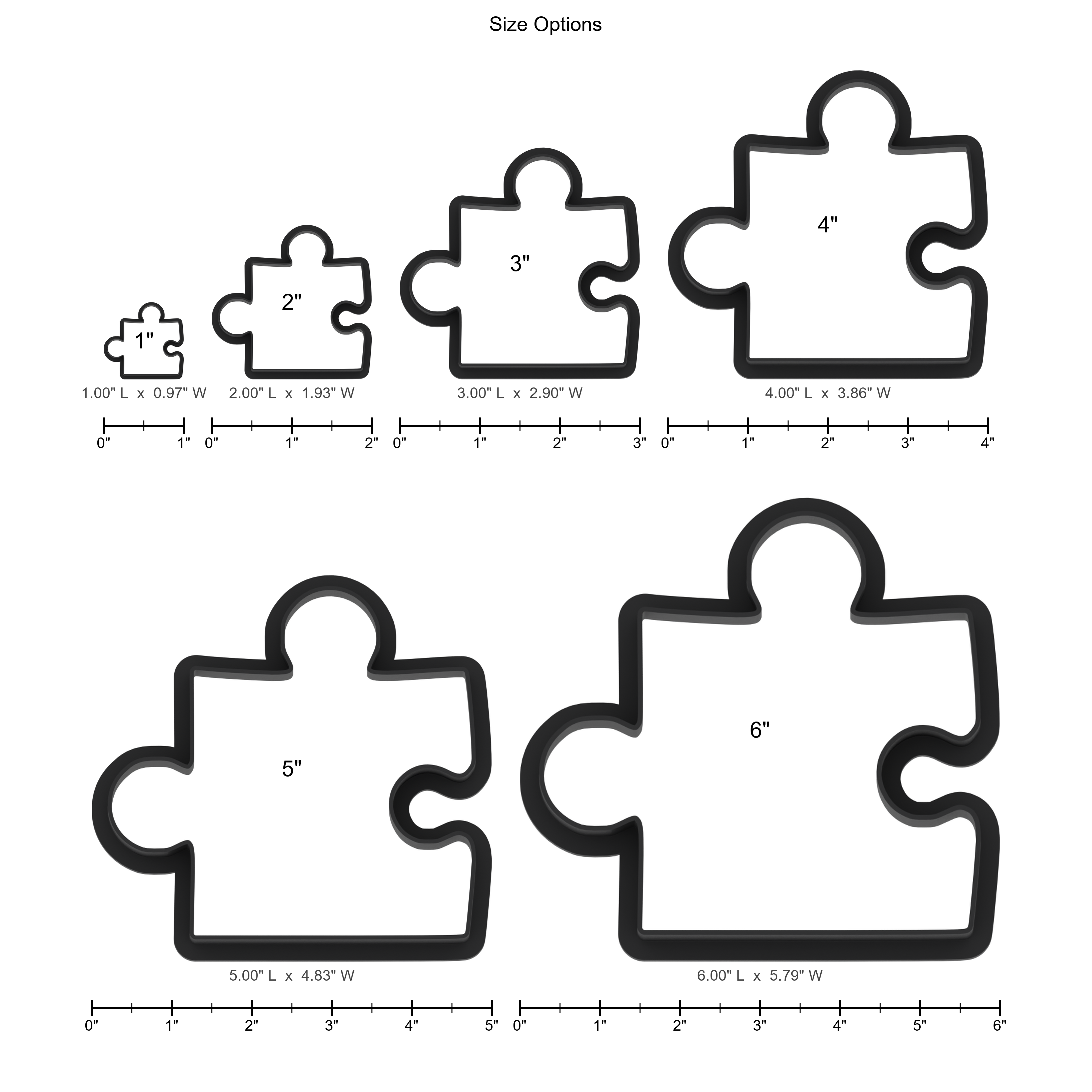 Puzzle Piece Cookie Cutter with Easy Push Design — photo 5