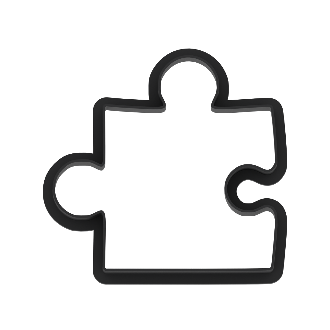 Puzzle Piece Cookie Cutter with Easy Push Design — photo 6
