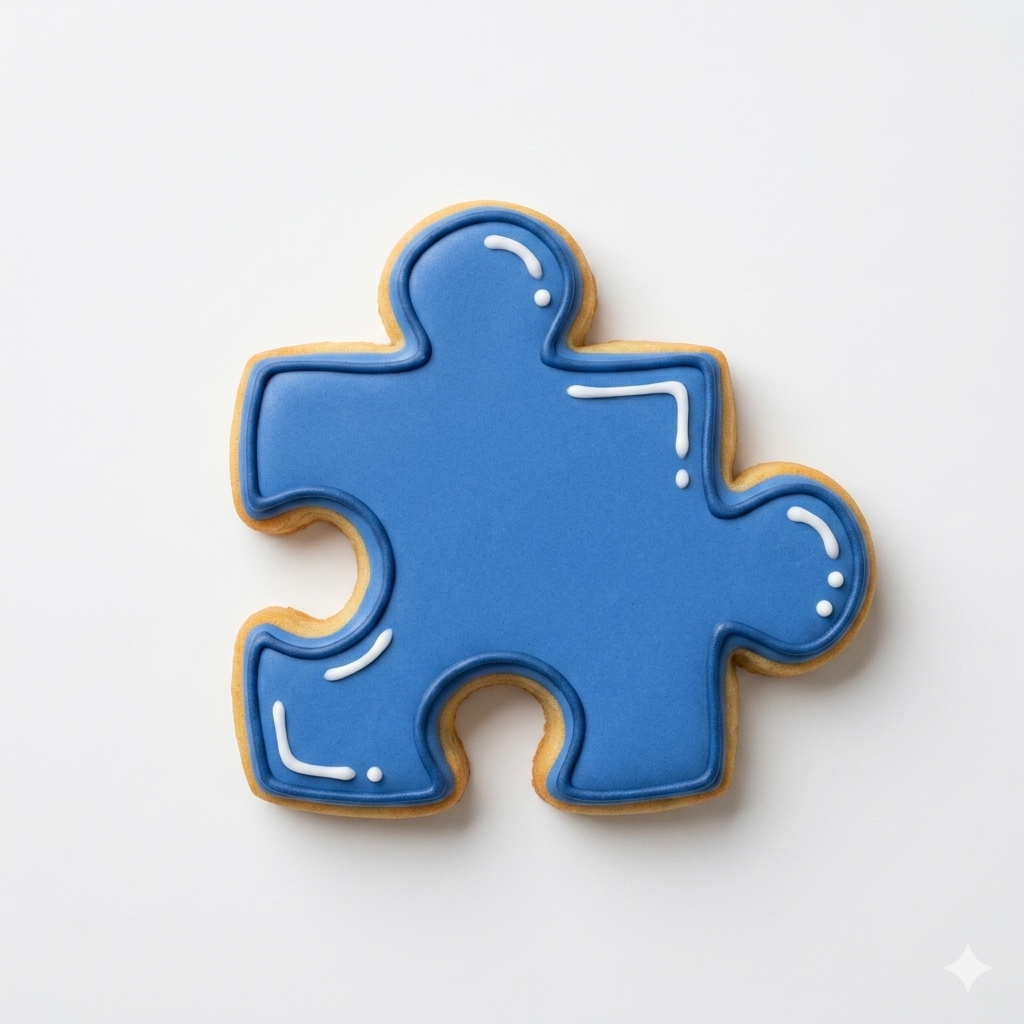 Puzzle Piece Cookie Cutter with Easy Push Design — photo 2