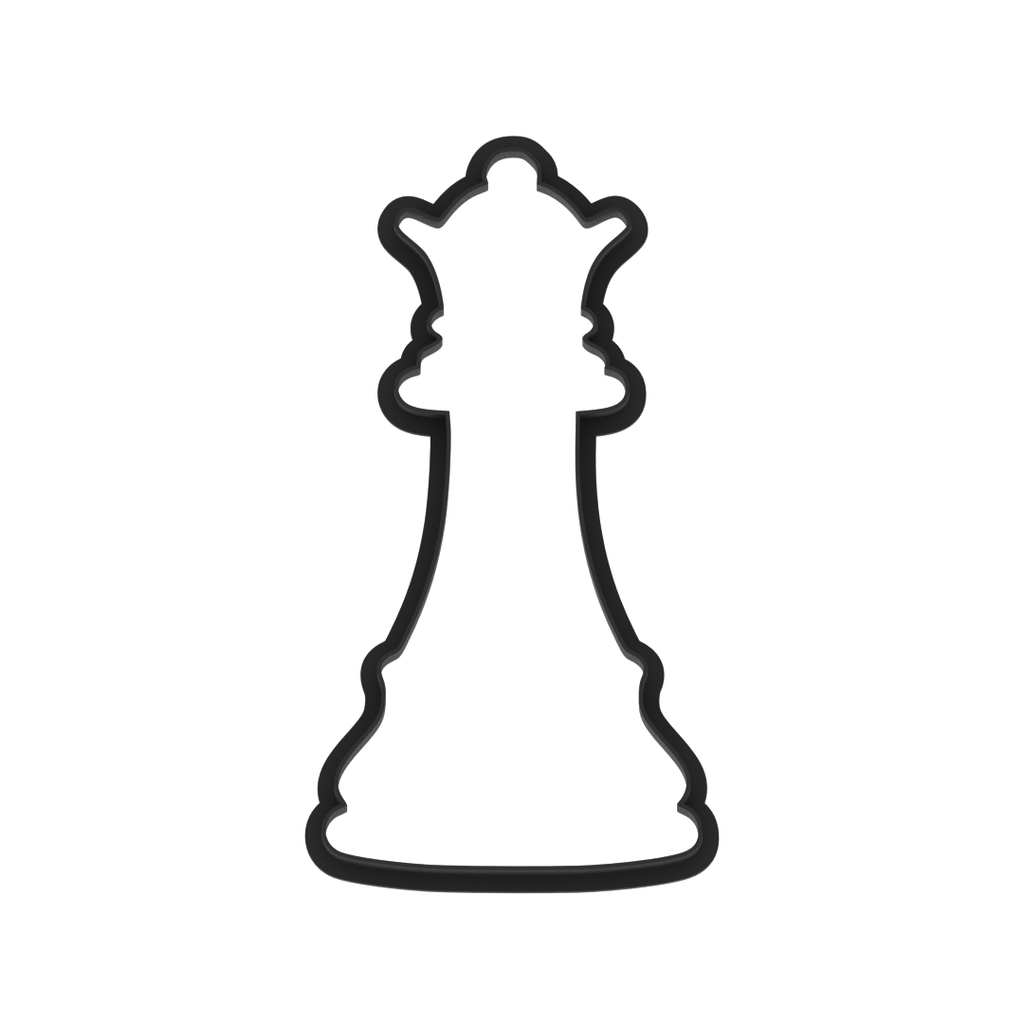 Queen Chess Piece Cookie Cutter with Easy Push Design — photo 6