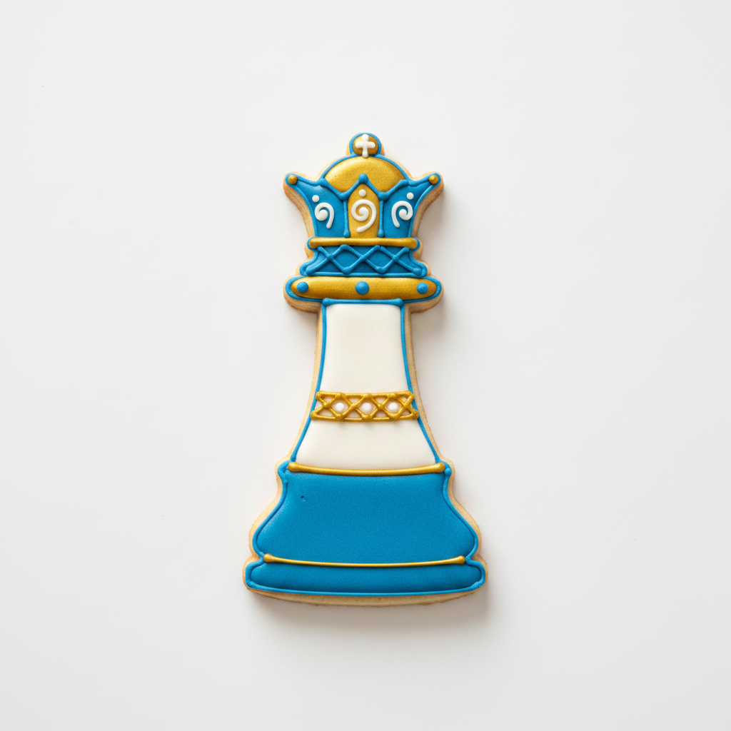 Queen Chess Piece Cookie Cutter with Easy Push Design — photo 2