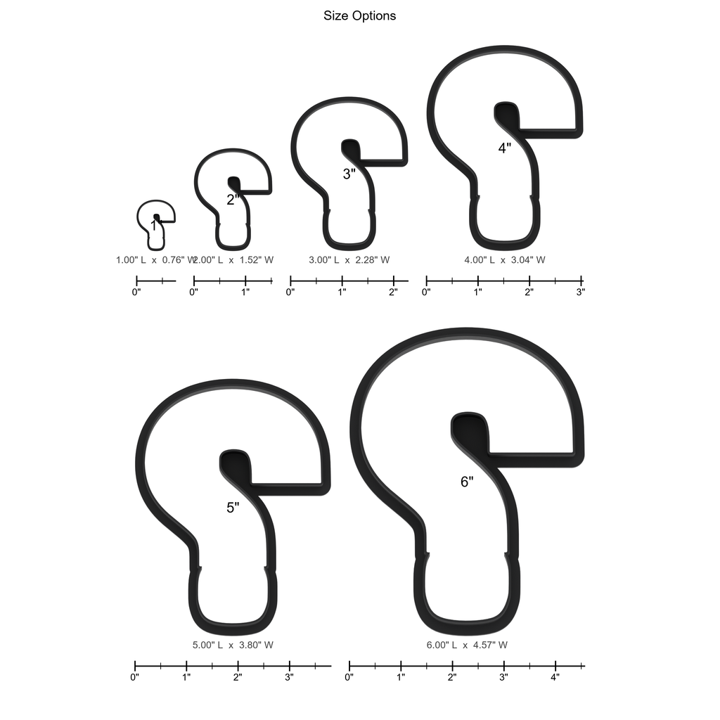 Question Mark Cookie Cutter with Easy Push Design — photo 5