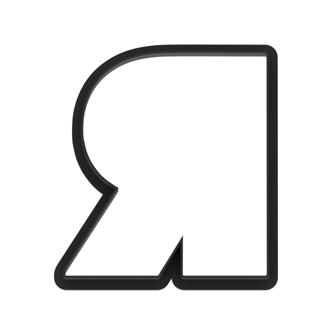 R Capital Block Letter Cookie Cutter with Easy Push Design — photo 6