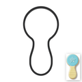 Rattle Cookie Cutter with Easy Push Design — main photo