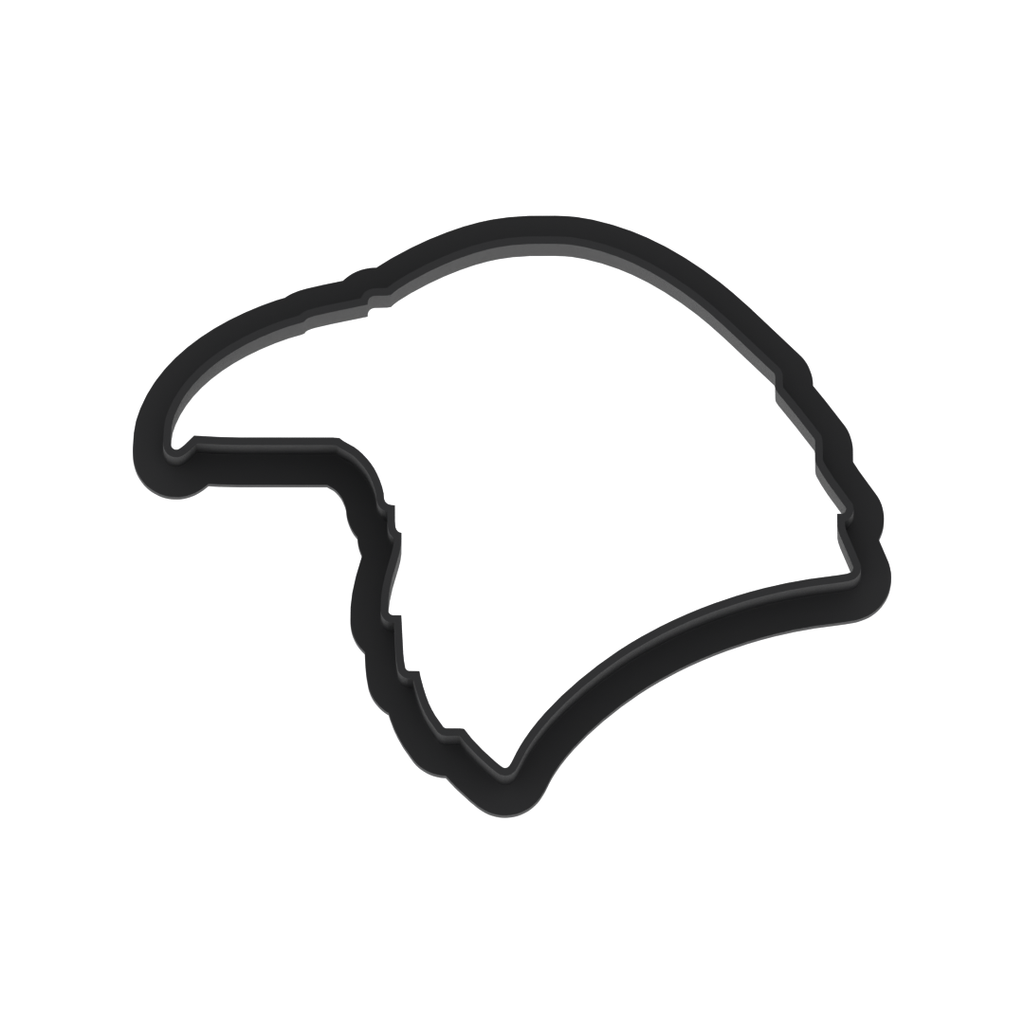Raven Head Cookie Cutter with Easy Push Design — photo 5