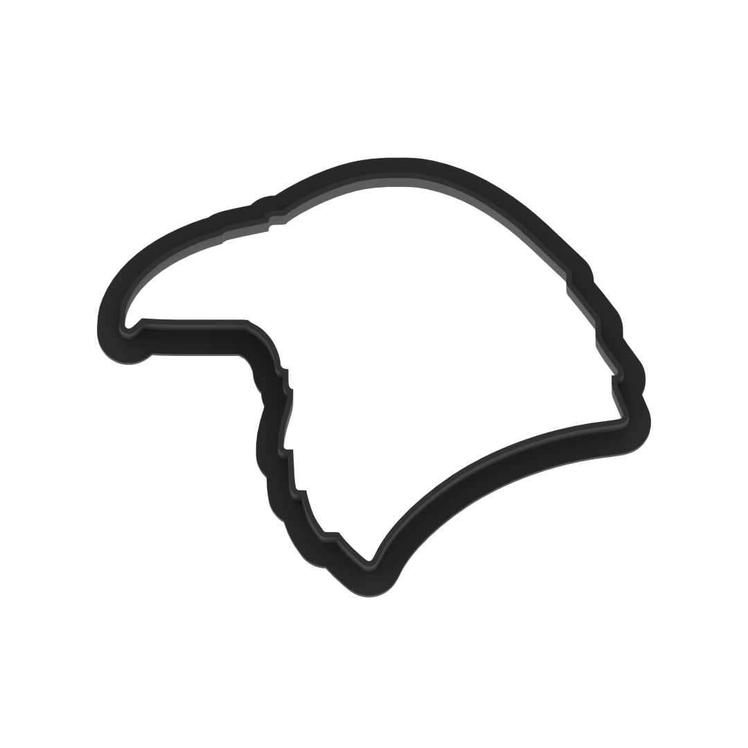 Raven Head Cookie Cutter with Easy Push Design — photo 5