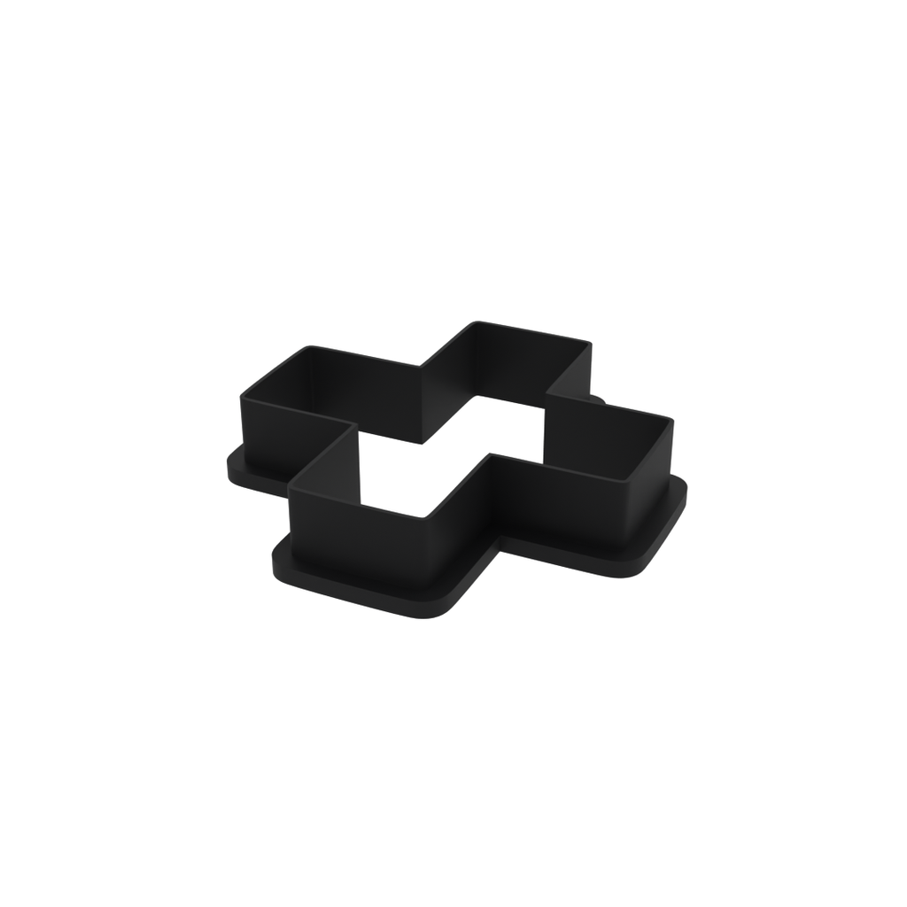 Red Cross Cookie Cutter with Easy Push Design — photo 4