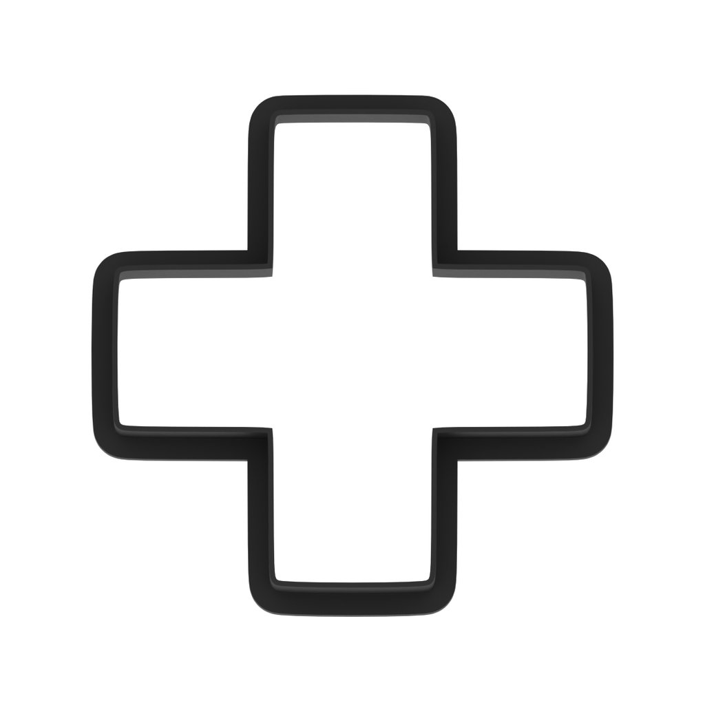 Red Cross Cookie Cutter with Easy Push Design — photo 5