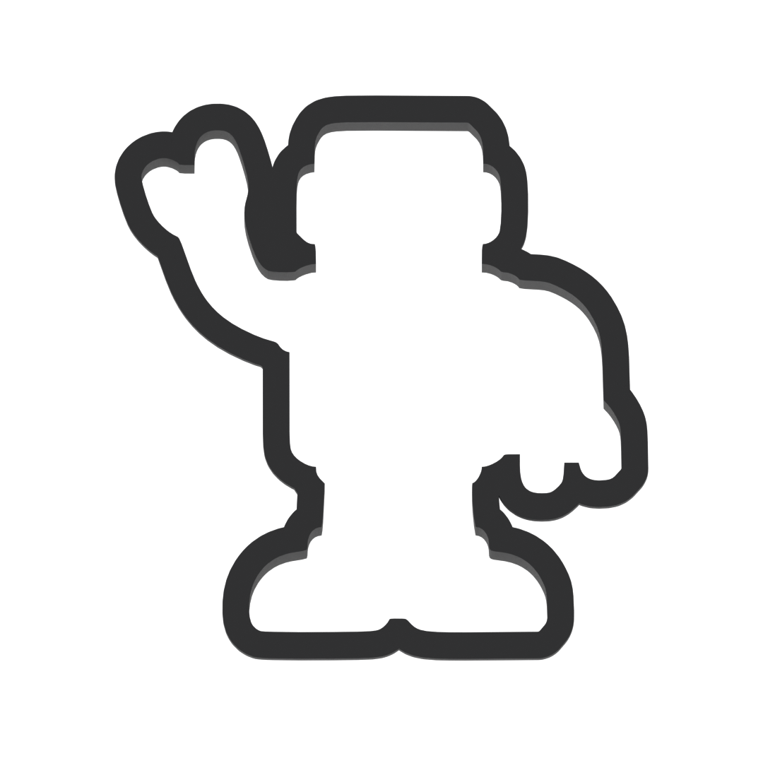 Robot Cookie Cutter with Easy Push Design — photo 3