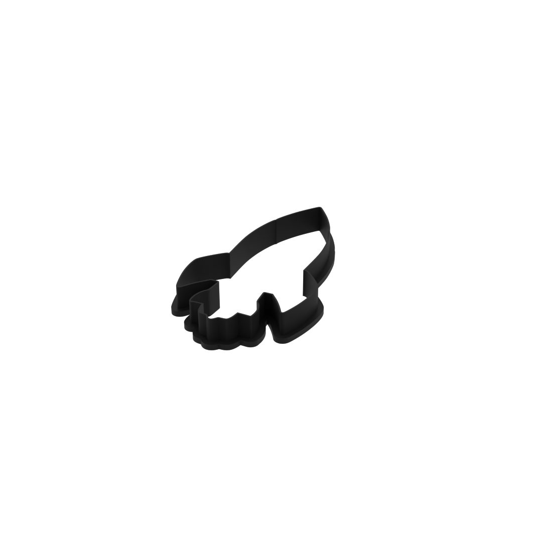 Rocket Ship Cookie Cutter with Easy Push Design — photo 4