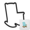 Rocking Chair Cookie Cutter with Easy Push Design — main photo