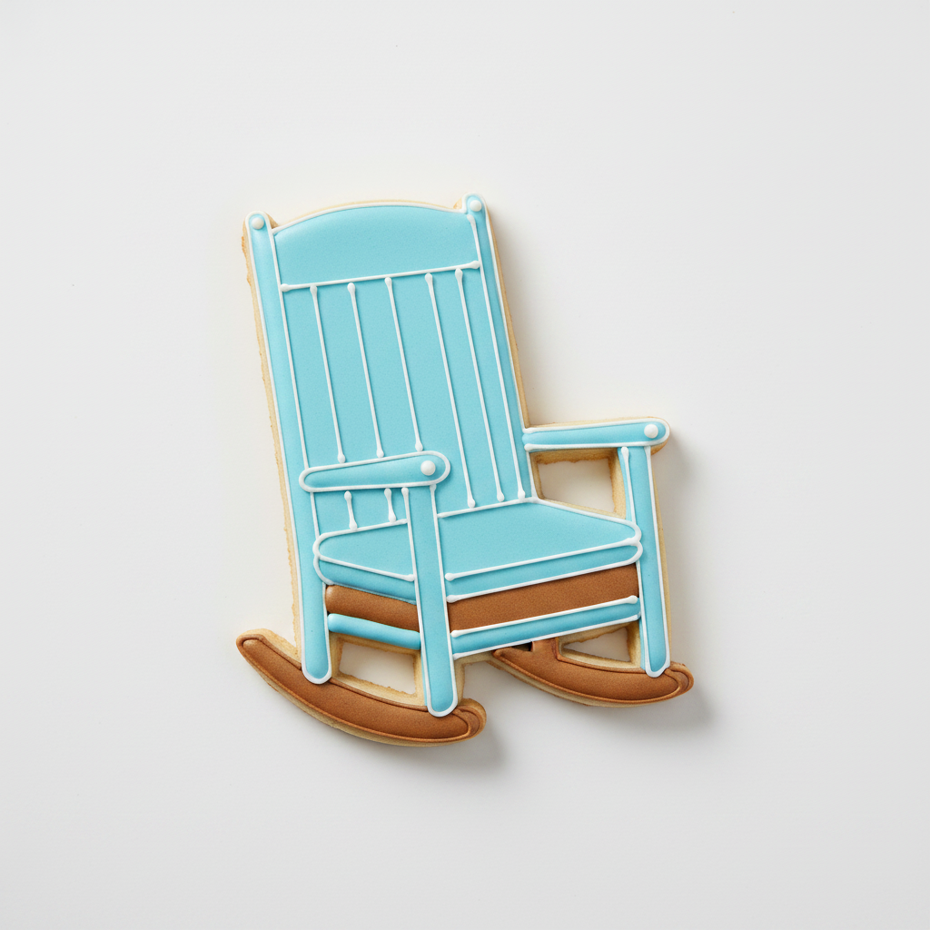 Rocking Chair Cookie Cutter with Easy Push Design — photo 2