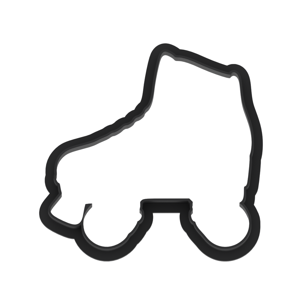 Roller Skates Cookie Cutter with Easy Push Design — photo 6
